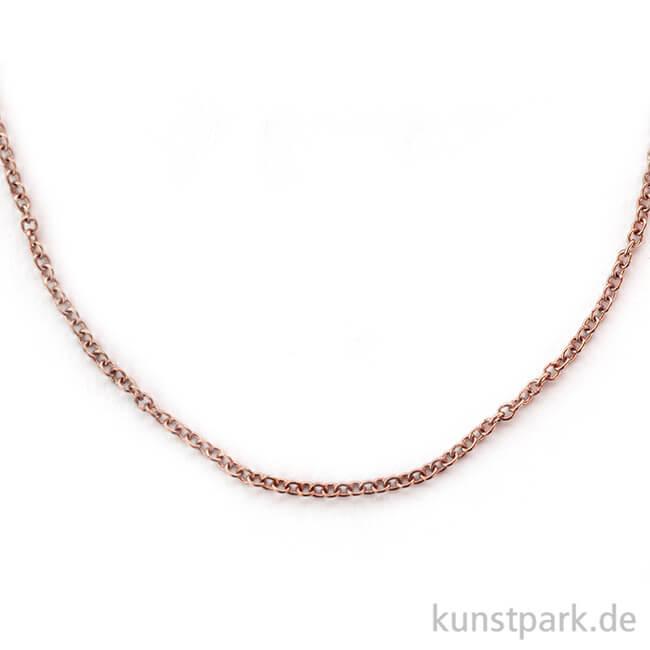 Artikelbild 1 des Artikels “Metall-Gliederkette mit Verschluss, 83 cm Roségold“