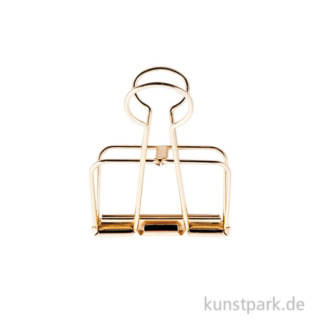 Artikelbild 1 des Artikels “Metall Klammer - Gold 19 mm (6 Stück)“
