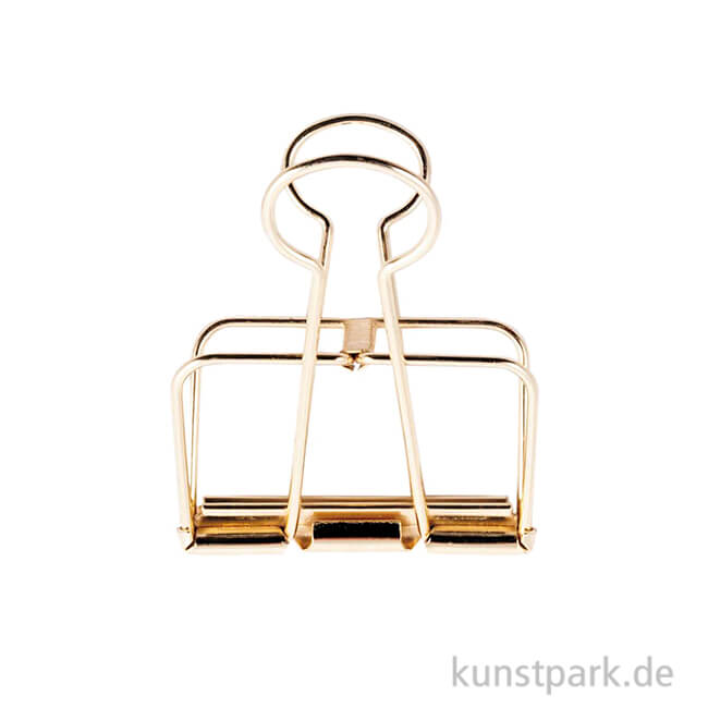 Artikelbild 1 des Artikels “Metall Klammer - Gold 32 mm (3 Stück)“