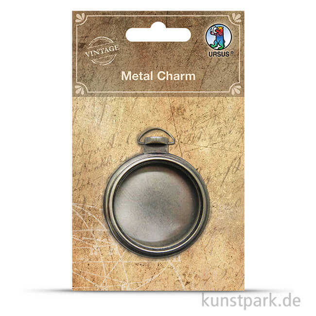 Artikelbild 1 des Artikels “Metallcharms Vintage - Taschenuhr, 1 Stück “