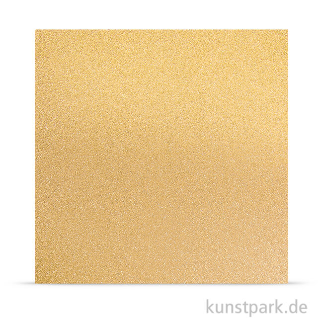 Artikelbild 1 des Artikels “Metalleffekt Glitter fein Gold - Scrapbookingpapier “
