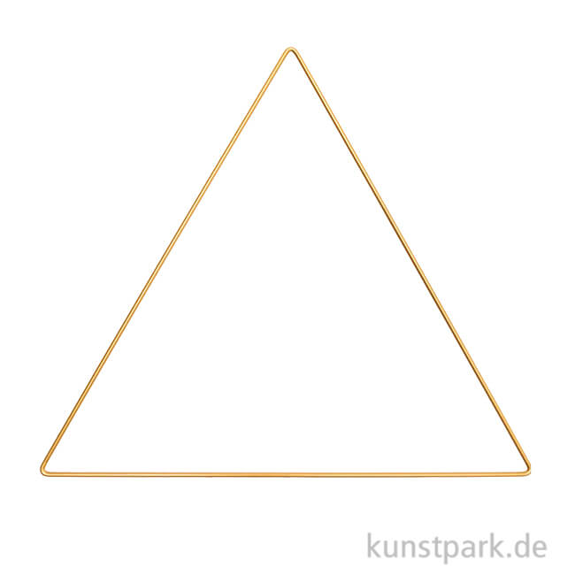 Artikelbild 1 des Artikels “Metallring Dreieck - Gold 20 cm“