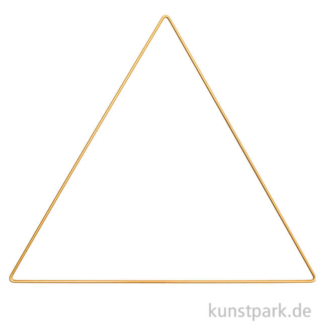 Artikelbild 1 des Artikels “Metallring Dreieck - Gold 30 cm“