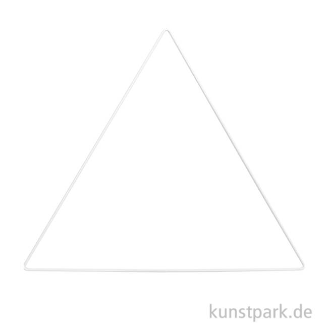 Artikelbild 1 des Artikels “Metallring Dreieck - Weiß 20 cm“