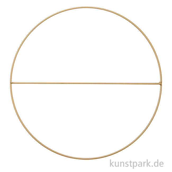 Artikelbild 1 des Artikels “Metallring mit Querstrebe, Gold, 25 cm “