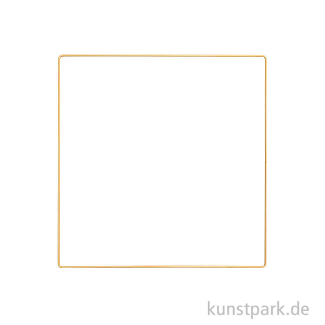 Artikelbild 1 des Artikels “Metallring Quadrat - Gold 25 cm“