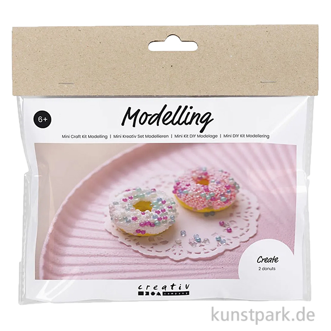 Artikelbild 1 des Artikels “Mini Bastelset - Donuts Modellieren mit Silk Clay “
