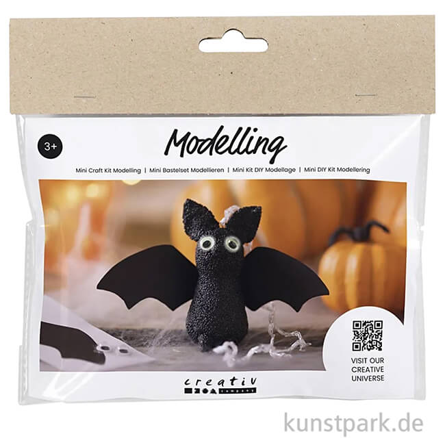 Artikelbild 1 des Artikels “Mini Bastelset Halloween Modellieren, Fledermäuse “