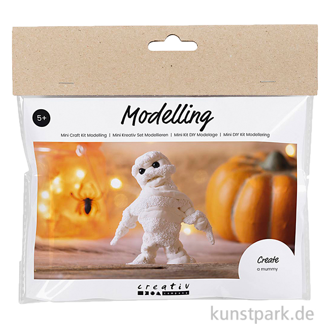 Artikelbild 1 des Artikels “Mini Bastelset Halloween Modellieren, Mumie “