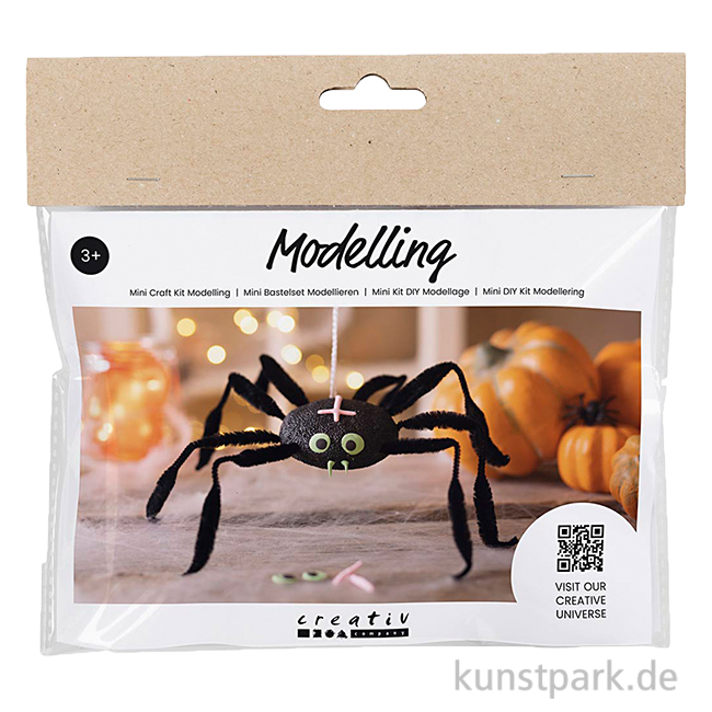Artikelbild 1 des Artikels “Mini Bastelset Halloween Modellieren, Spinnen “