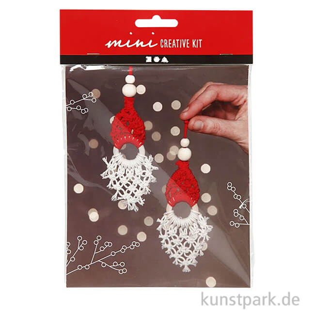 Artikelbild 1 des Artikels “Mini Bastelset Makramee - Weihnachtswichtel, 14 cm “