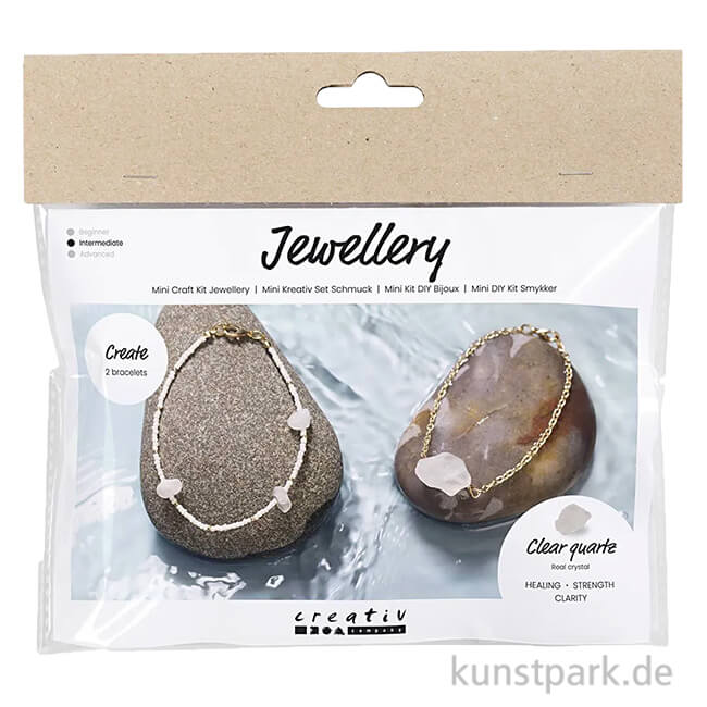 Artikelbild 1 des Artikels “Mini Bastelset Schmuck, Armbänder mit Bergkristallen “