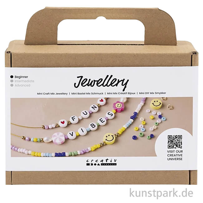 Artikelbild 1 des Artikels “Mini Bastelset Schmuck, Farbenfrohe Halsketten “