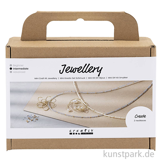 Artikelbild 1 des Artikels “Mini Bastelset Schmuck, Halskette mit Drahtanhänger, Vergoldet “