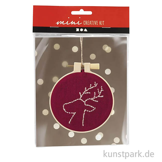 Artikelbild 1 des Artikels “Mini Bastelset Sticken, Rentier “