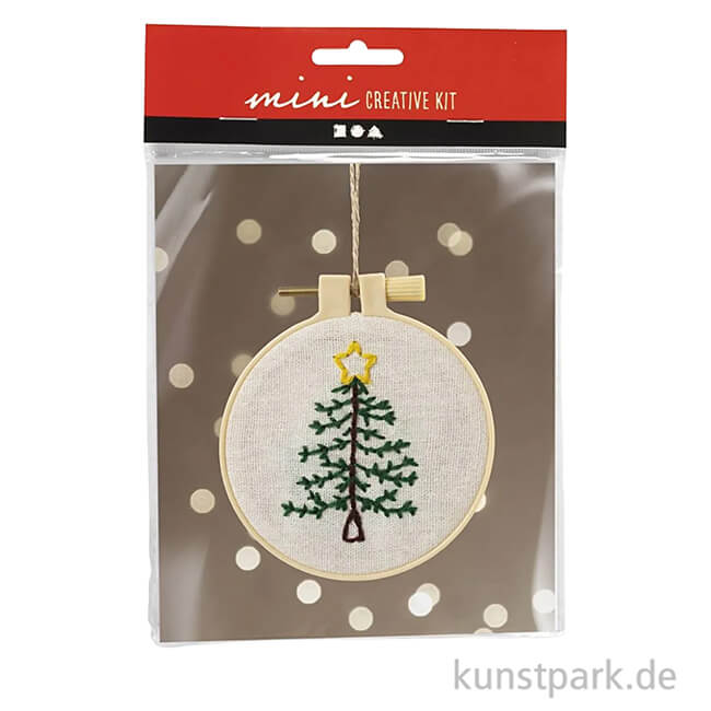 Artikelbild 1 des Artikels “Mini Bastelset Sticken, Weihnachtsbaum “