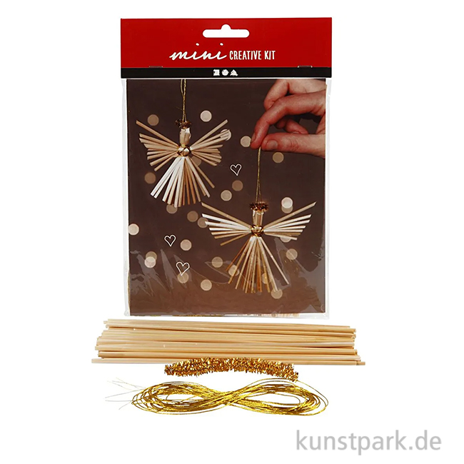 Artikelbild 1 des Artikels “Mini Bastelset - Strohengel, 8 cm “