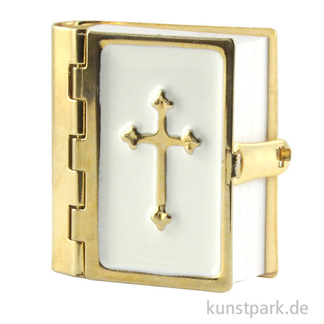 Artikelbild 1 des Artikels “Mini Bibel Weiß-Gold, 3,5 cm “