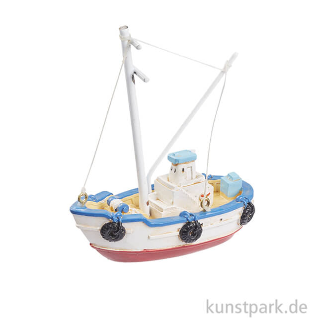 Artikelbild 1 des Artikels “Mini Fischerboot - Dunkelblau, 7,5 cm “