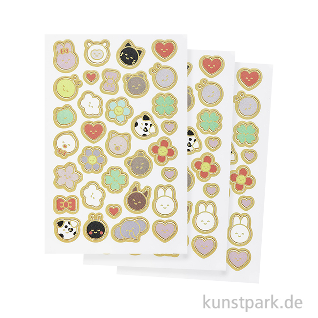 Artikelbild 1 des Artikels “Mini Foliensticker - Chingu, Hot Foil, 3 Bögen “