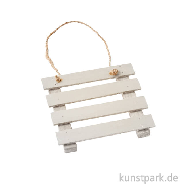 Artikelbild 1 des Artikels “Mini Holz-Palette - Weiß 9 cm“
