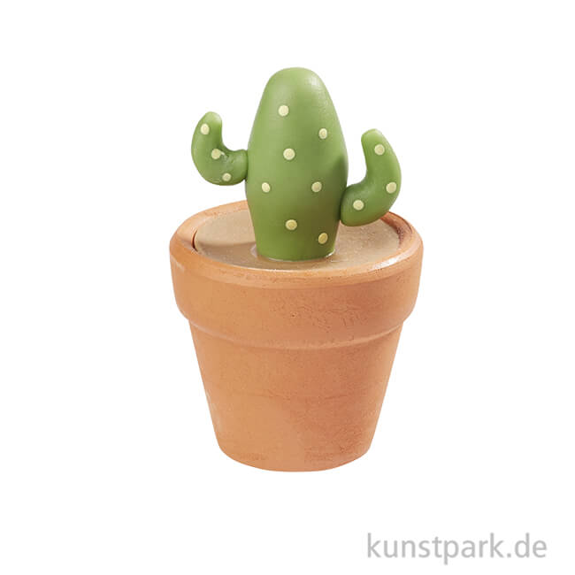 Artikelbild 1 des Artikels “Mini Kaktus im Terracottatopf, zweiarmig, 5 cm “
