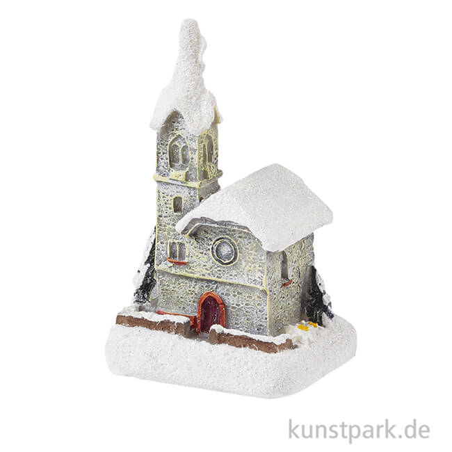 Artikelbild 1 des Artikels “Mini Kirche mit Glitzer, 5,5 cm “