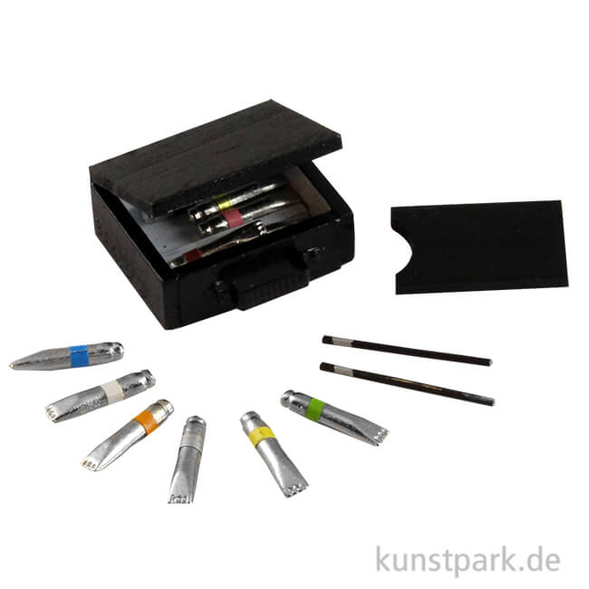 Artikelbild 1 des Artikels “Mini Künstlerset mit viel Zubehör, 2,5 x 2 cm “