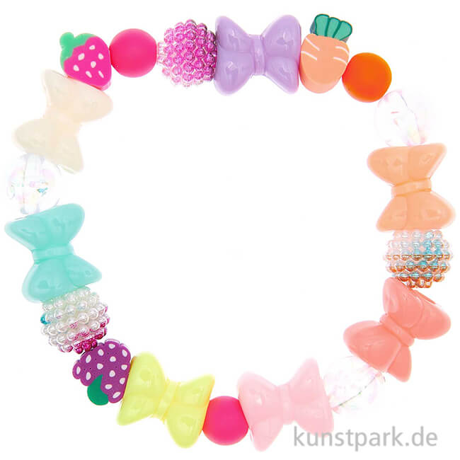 Artikelbild 1 des Artikels “Schmuck Bastelset - Mini Perlen Armband, Schleifen + Früchte “