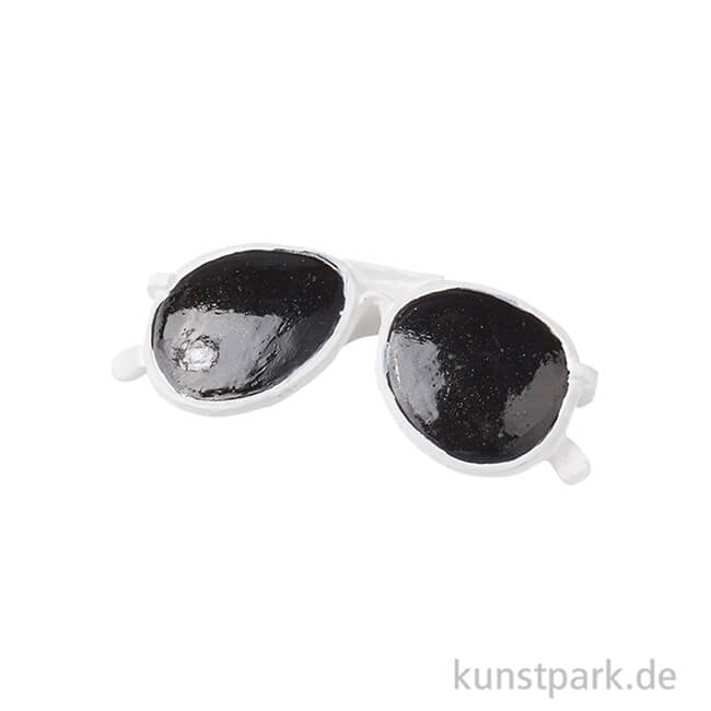 Artikelbild 1 des Artikels “Mini Sonnenbrille, 3 cm, 2 Stück Weiß“