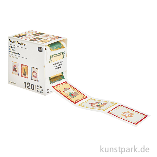 Artikelbild 1 des Artikels “Mini Sticker - Weihnachtspost, 120 Aufkleber “