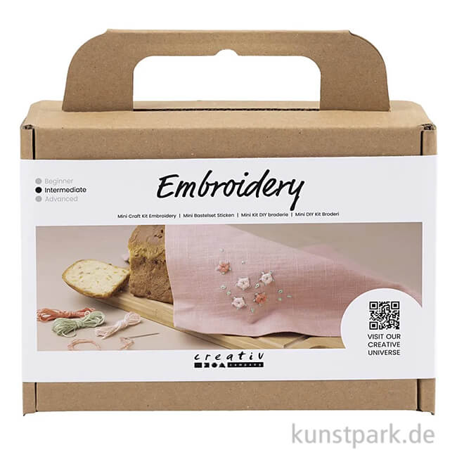 Artikelbild 1 des Artikels “Mini Stickset - Stoffserviette, Staubrosa “