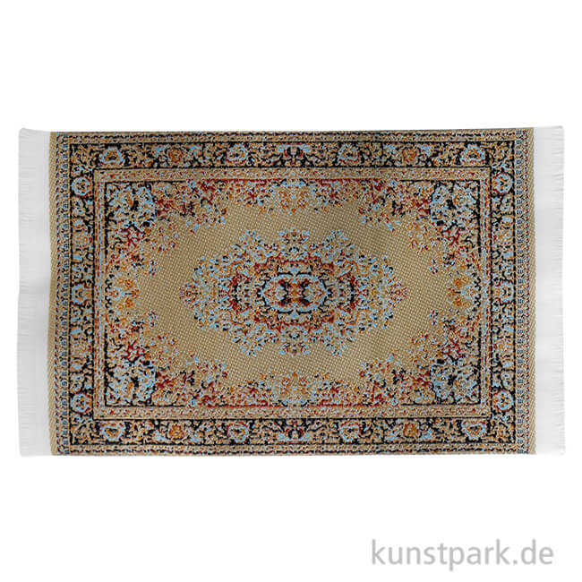 Artikelbild 1 des Artikels “Mini Teppich, Beige, gewebt, 15 x 10 cm “