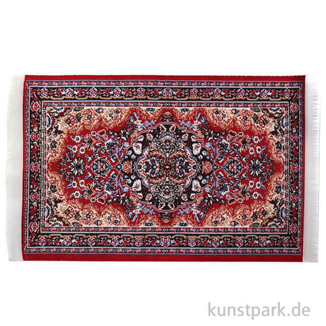 Artikelbild 1 des Artikels “Mini Teppich, Rot, gewebt, 15 x 10 cm “