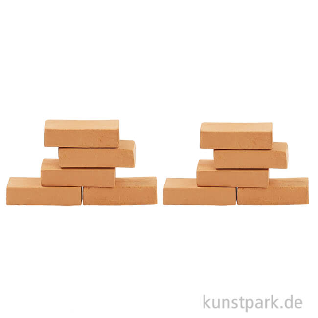 Artikelbild 1 des Artikels “Mini Ziegelsteine, Rot, 1,6 x 0,8 x 0,45 cm, 10 Stück “