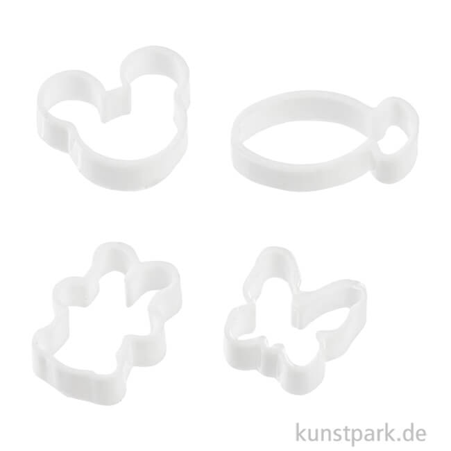 Artikelbild 1 des Artikels “Miniatur Ausstechformen, 1 cm, 4 Stück “