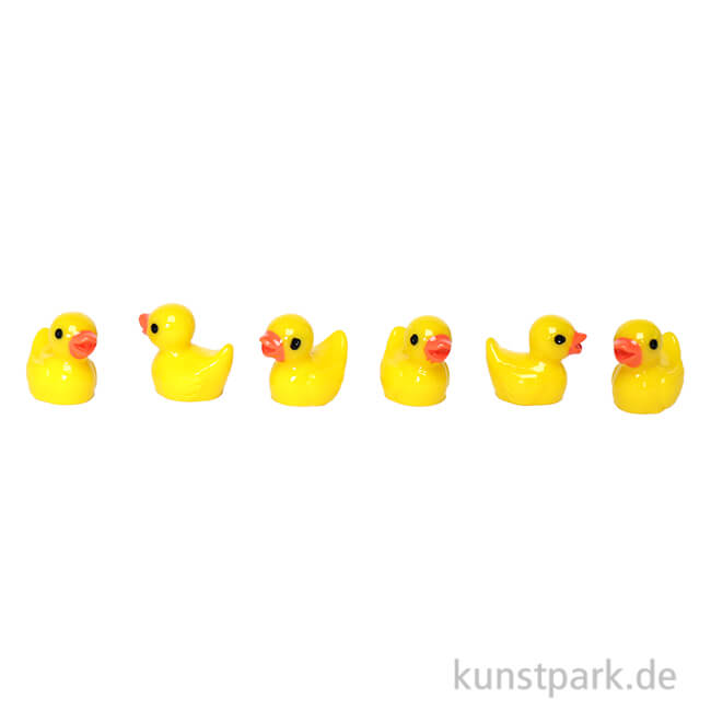 Artikelbild 1 des Artikels “Miniatur Badeenten, Gelb, 1,5 cm, 6 Stück “