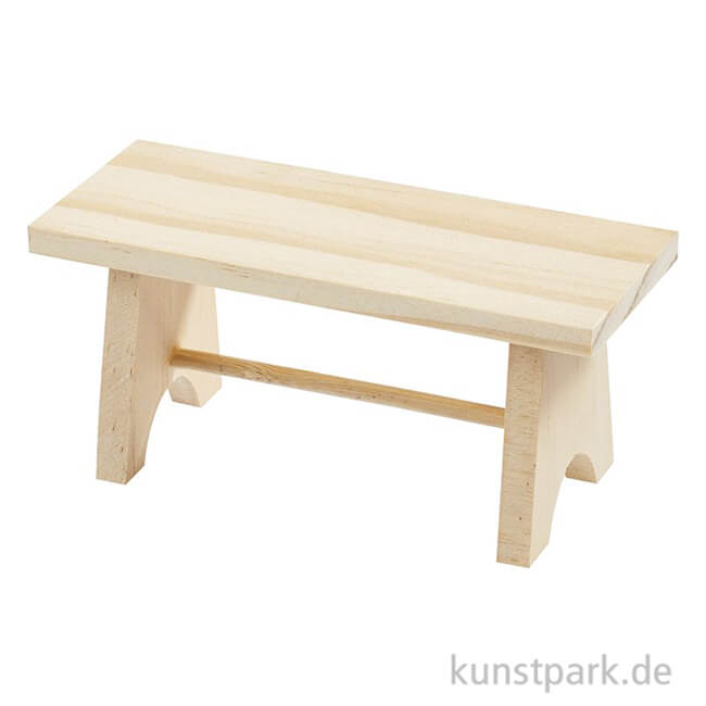 Artikelbild 1 des Artikels “Miniatur Bank, Holz, 8 x 3,5 x 3,5 cm “
