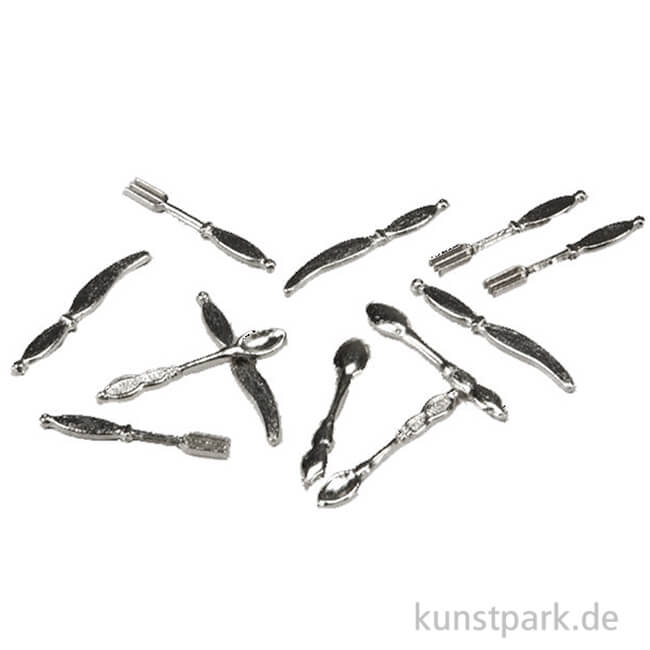 Artikelbild 1 des Artikels “Miniatur Besteck 2,5 cm, 3 Stück sortiert “