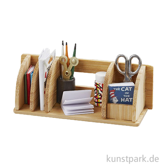 Artikelbild 1 des Artikels “Miniatur Büro-Regal, 7,2 x 3,5 x 2,5 cm “