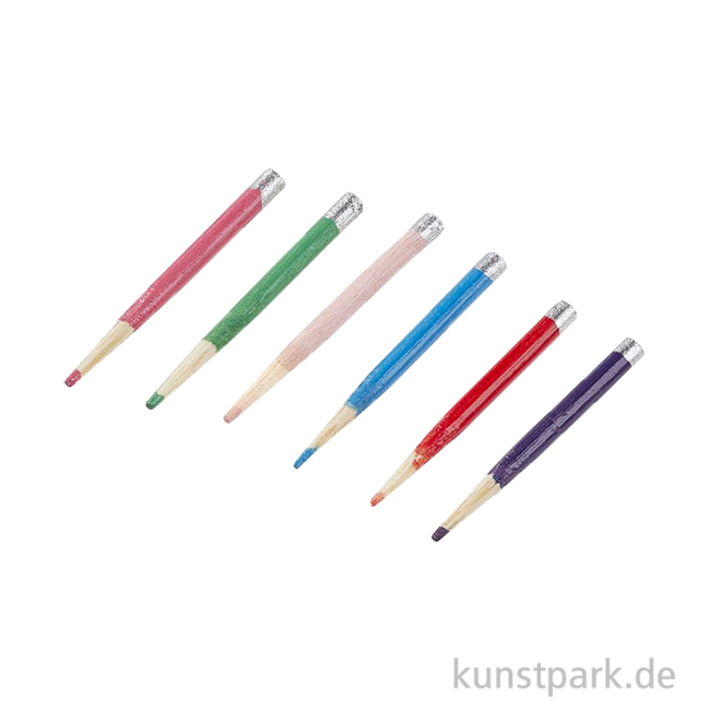 Artikelbild 1 des Artikels “Miniatur Buntstifte, 6 Stück, 2,7 x 0,23 cm “