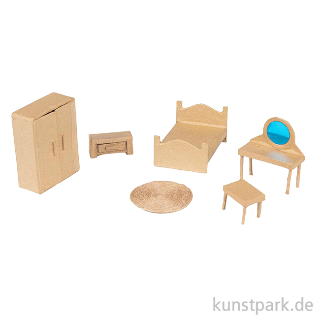 Artikelbild 1 des Artikels “Miniatur Deko Set, Schlafzimmer, 6-teilig “