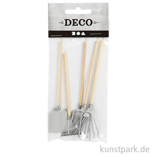 Artikelbild 1 des Artikels “Miniatur Gartengeräte Set, 11 cm, 5-teilig “