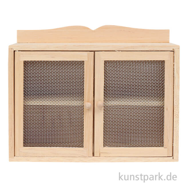 Artikelbild 1 des Artikels “Miniatur Hängeschrank mit Gitter, Natur, 10 x 3,5 x 7 cm “