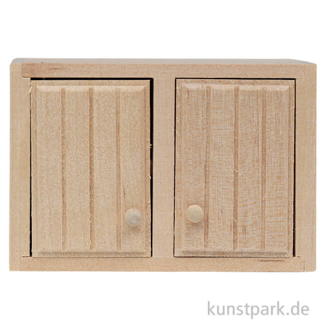 Artikelbild 1 des Artikels “Miniatur Hängeschrank, Naturholz, 7,5 x 5 x 2,5 cm “