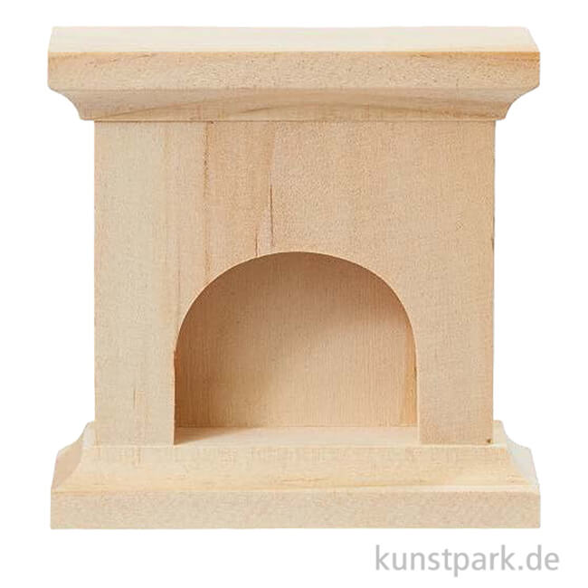 Artikelbild 1 des Artikels “Miniatur Kamin aus Holz, 6,5 x 6,7 x 2,2 cm “