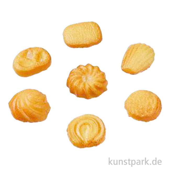 Artikelbild 1 des Artikels “Miniatur Kekse, ca. 1 cm, 7 Stück “