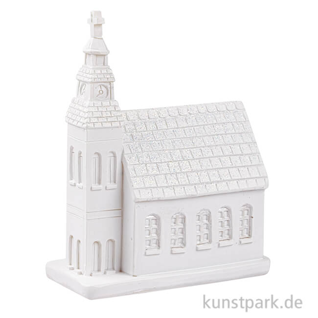 Artikelbild 1 des Artikels “Miniatur Kirche, Weiß, 6 x 2,5 x 8 cm “
