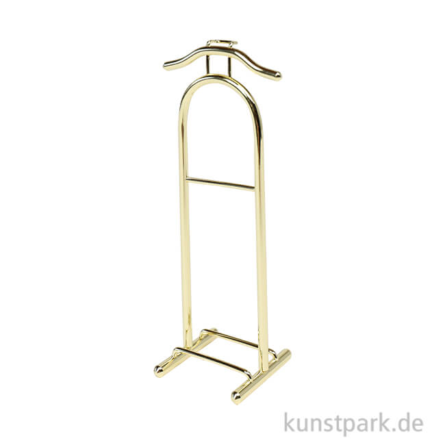 Artikelbild 1 des Artikels “Miniatur Kleiderständer, Gold, 10 x 4,5 x 3 cm “