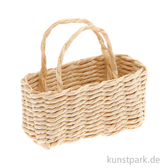 Artikelbild 1 des Artikels “Miniatur Korb oval, 4,5 x 2,2 x 4 cm “